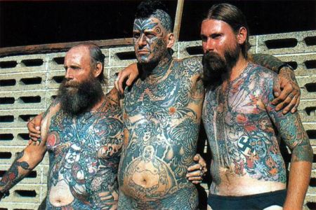Three Tattooed Guys